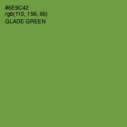 #6E9C42 - Glade Green Color Image