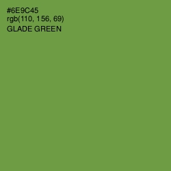#6E9C45 - Glade Green Color Image