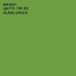 #6E9E41 - Glade Green Color Image