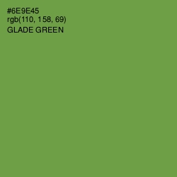 #6E9E45 - Glade Green Color Image