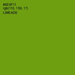 #6E9F11 - Limeade Color Image