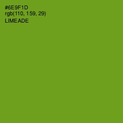 #6E9F1D - Limeade Color Image