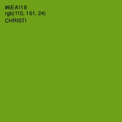 #6EA118 - Christi Color Image