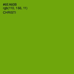 #6EA60B - Christi Color Image