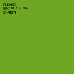 #6EA624 - Christi Color Image