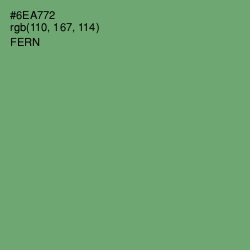 #6EA772 - Fern Color Image