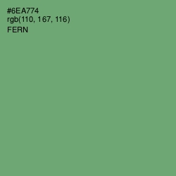 #6EA774 - Fern Color Image