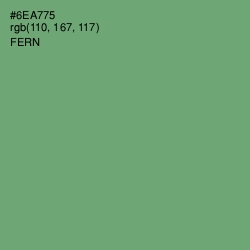 #6EA775 - Fern Color Image