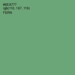 #6EA777 - Fern Color Image