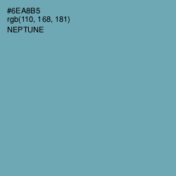 #6EA8B5 - Neptune Color Image