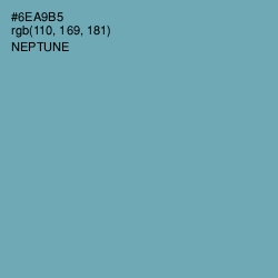 #6EA9B5 - Neptune Color Image