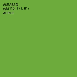 #6EAB3D - Apple Color Image