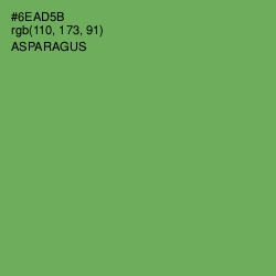 #6EAD5B - Asparagus Color Image