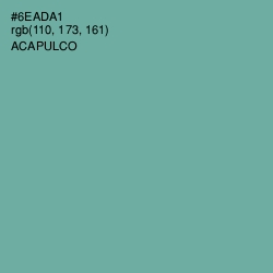 #6EADA1 - Acapulco Color Image