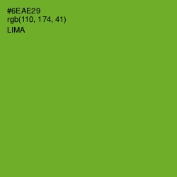 #6EAE29 - Lima Color Image