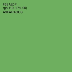 #6EAE5F - Asparagus Color Image