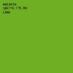 #6EAF24 - Lima Color Image