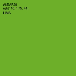 #6EAF29 - Lima Color Image