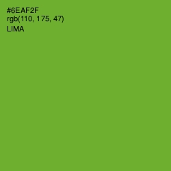 #6EAF2F - Lima Color Image