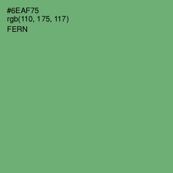 #6EAF75 - Fern Color Image