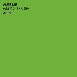 #6EB13B - Apple Color Image