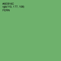 #6EB16C - Fern Color Image