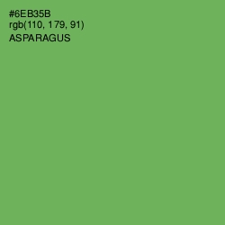 #6EB35B - Asparagus Color Image