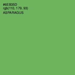 #6EB35D - Asparagus Color Image