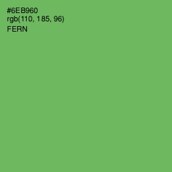 #6EB960 - Fern Color Image