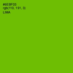 #6EBF03 - Lima Color Image