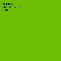 #6EBF04 - Lima Color Image