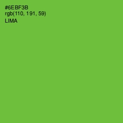 #6EBF3B - Lima Color Image