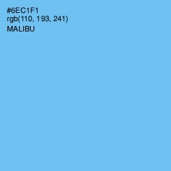 #6EC1F1 - Malibu Color Image