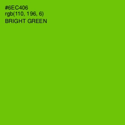#6EC406 - Bright Green Color Image