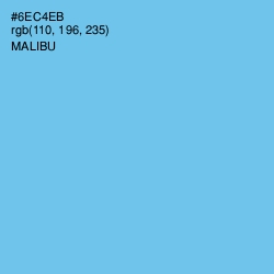 #6EC4EB - Malibu Color Image