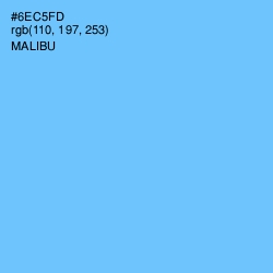 #6EC5FD - Malibu Color Image