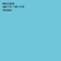 #6EC6D8 - Viking Color Image