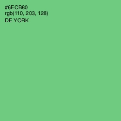 #6ECB80 - De York Color Image
