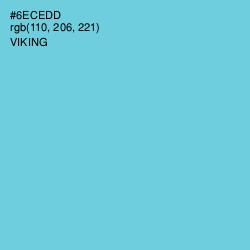 #6ECEDD - Viking Color Image