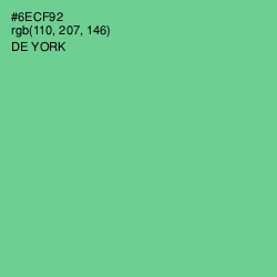#6ECF92 - De York Color Image