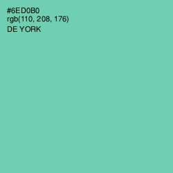 #6ED0B0 - De York Color Image