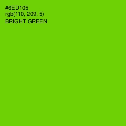 #6ED105 - Bright Green Color Image