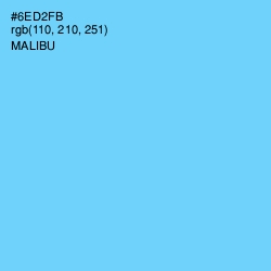 #6ED2FB - Malibu Color Image