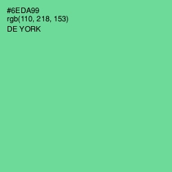 #6EDA99 - De York Color Image