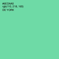 #6EDAA5 - De York Color Image
