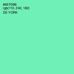 #6EF0B6 - De York Color Image
