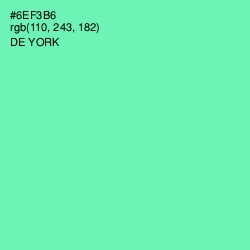 #6EF3B6 - De York Color Image