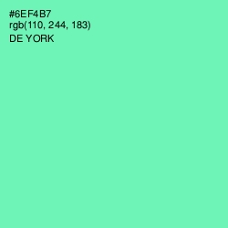 #6EF4B7 - De York Color Image