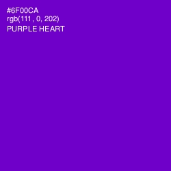 #6F00CA - Purple Heart Color Image