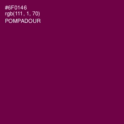 #6F0146 - Pompadour Color Image